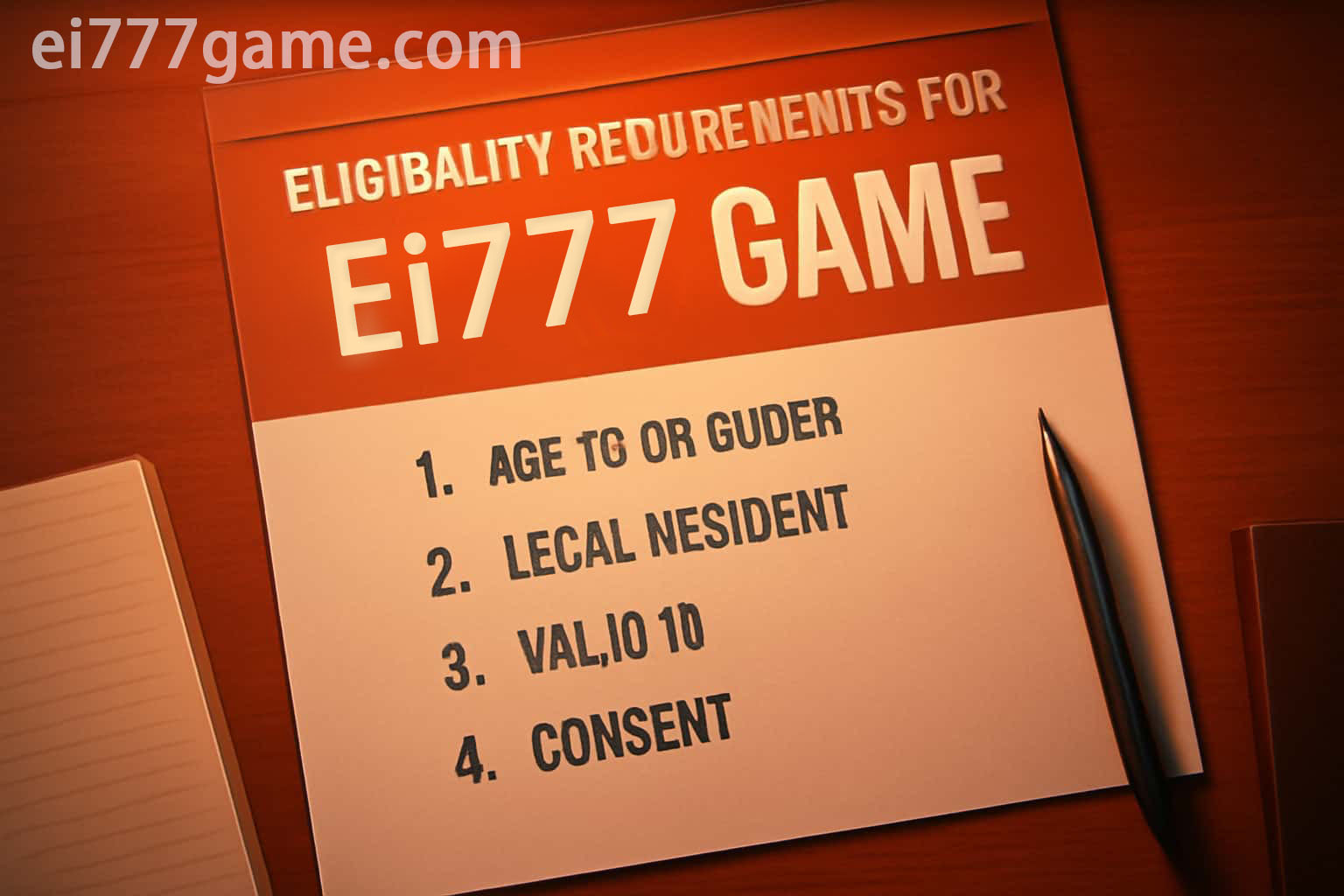 EI777 App Registration Eligibility and Profile Requirements